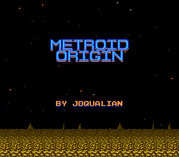 Metroid Origin (Bugfixed) Title Screen